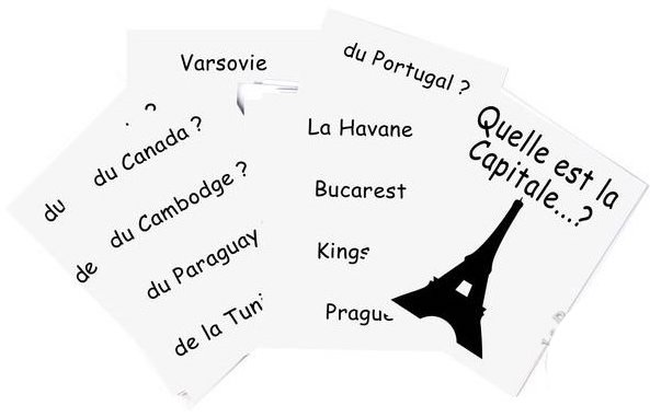 Cartes éducatives de jeu drapeaux du monde - Marc Vidal