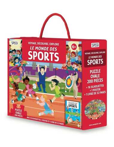 Coffret livre et puzzle Le monde des...