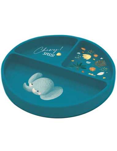Assiette en silicone Chewy l'éléphant...