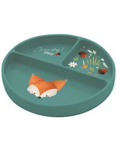 Assiette en silicone Crunchy le...