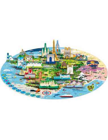 Coffret livre et puzzle La France -... Coffret livre et puzzle La France -...