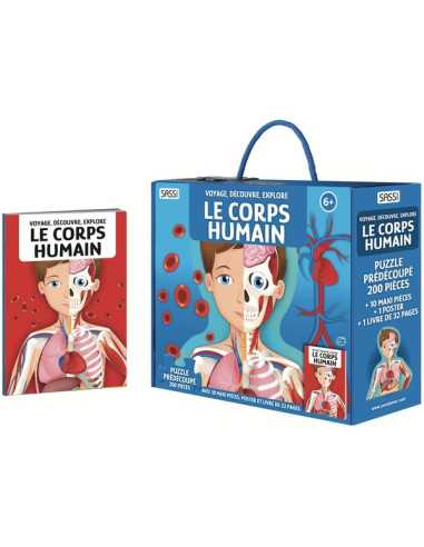 Coffret livre et puzzle Le Corps... Coffret livre et puzzle Le Corps...