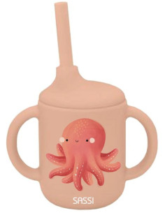 Gobelet avec paille en...