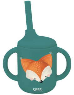 Gobelet avec paille en...