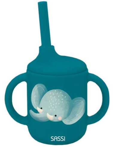 Gobelet avec paille en silicone Chewy...