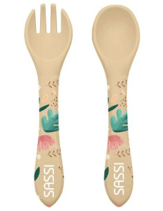 Fourchette et cuillère en...