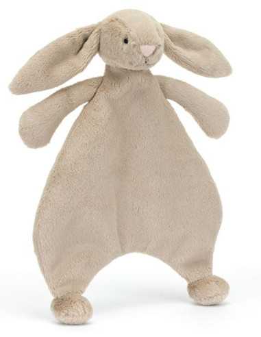 Doudou plat Lapin beige - Jellycat Doudou plat Lapin beige - Jellycat