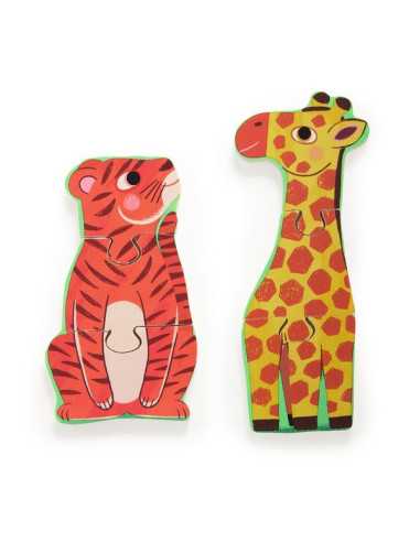 Puzzle bois Coucou Tigre - Djeco Puzzle bois Coucou Tigre - Djeco