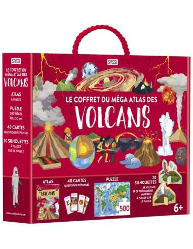 Coffret du méga atlas des volcans -...