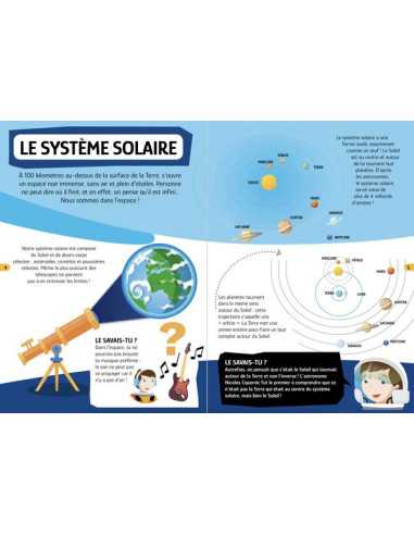 Coffret livre et puzzle espace - Sassi Coffret livre et puzzle espace - Sassi