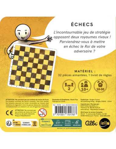 Jeu magnétique Échecs - Iello Jeu magnétique Échecs - Iello