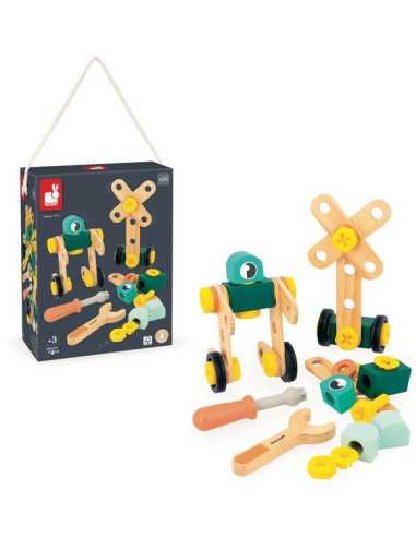 Baril 50 pièces Brico'Kids - Janod Baril 50 pièces Brico'Kids - Janod