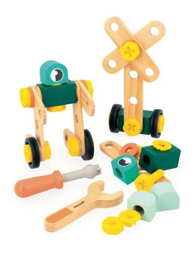 Baril 50 pièces Brico'Kids - Janod Baril 50 pièces Brico'Kids - Janod