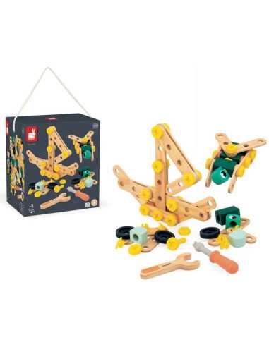 Baril 100 pièces Brico'Kids - Janod Baril 100 pièces Brico'Kids - Janod