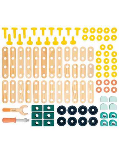 Baril 100 pièces Brico'Kids - Janod Baril 100 pièces Brico'Kids - Janod