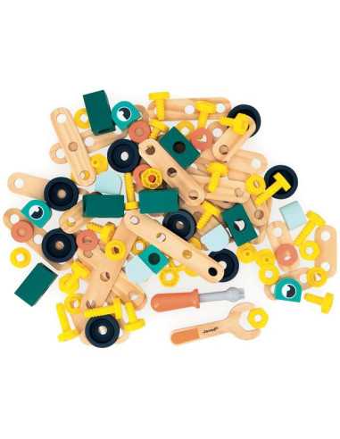 Baril 100 pièces Brico'Kids - Janod Baril 100 pièces Brico'Kids - Janod