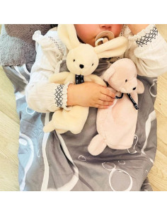 Doudou rose poudré ours... 2