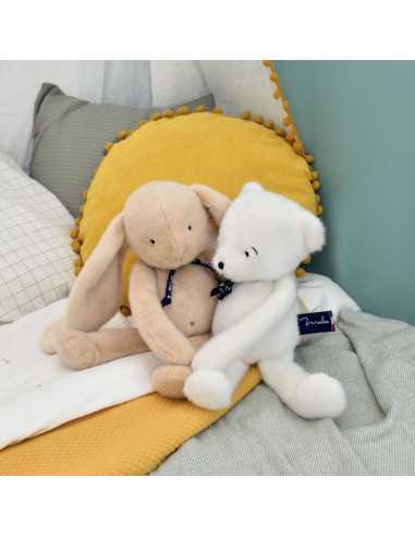 Peluche Lapin Méloé 37 cm beige -... Peluche Lapin Méloé 37 cm beige -...