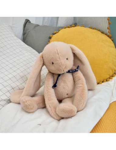 Peluche Lapin Méloé 37 cm beige -... Peluche Lapin Méloé 37 cm beige -...