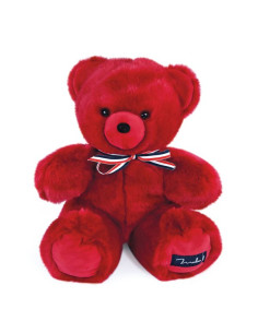 Peluche L'ours rouge 35 cm...