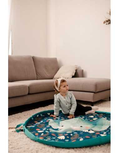 Sac et tapis de jeu Chewy l'éléphant... Sac et tapis de jeu Chewy l'éléphant...