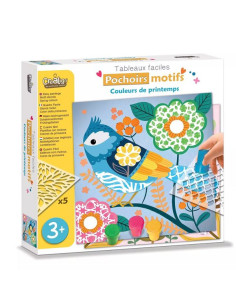 Pochoirs motifs couleurs du...