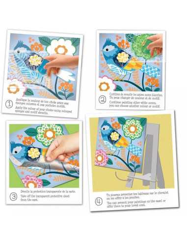 Pochoirs motifs couleurs du printemps... Pochoirs motifs couleurs du printemps...