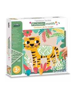 Pochoirs motifs couleurs de...