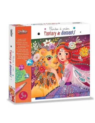 Cartes à créer Fantasy de diamants -...