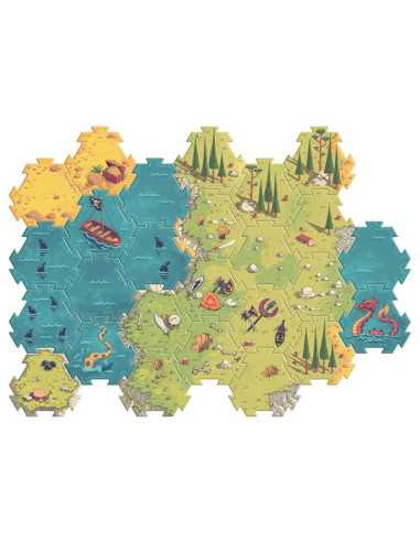 Puzzle géant Bataille 30 pièces - Djeco Puzzle géant Bataille 30 pièces - Djeco