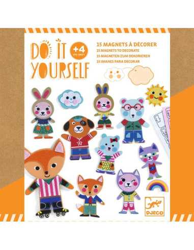 Magnets à décorer Funky Family - Do... Magnets à décorer Funky Family - Do...