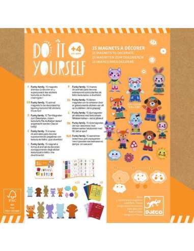 Magnets à décorer Funky Family - Do... Magnets à décorer Funky Family - Do...
