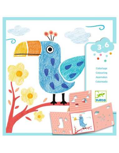 Coloriage 3 pochoirs pour une image -... Coloriage 3 pochoirs pour une image -...