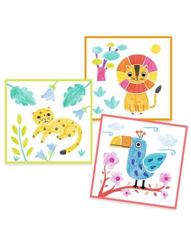 Coloriage 3 pochoirs pour une image -... Coloriage 3 pochoirs pour une image -...