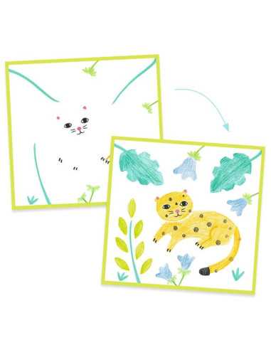 Coloriage 3 pochoirs pour une image -... Coloriage 3 pochoirs pour une image -...