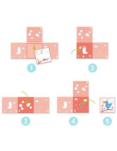 Coloriage 3 pochoirs pour une image -... Coloriage 3 pochoirs pour une image -...