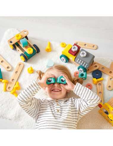 Baril 100 pièces Brico'Kids - Janod Baril 100 pièces Brico'Kids - Janod