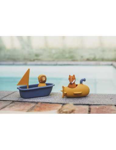 Jouet de bain voilier Lion - Trixie Jouet de bain voilier Lion - Trixie