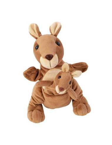 Marionnette maman et son petit "Kanga...