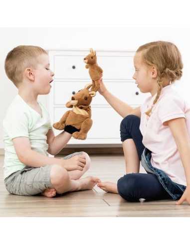 Marionnette maman et son petit "Kanga... Marionnette maman et son petit "Kanga...