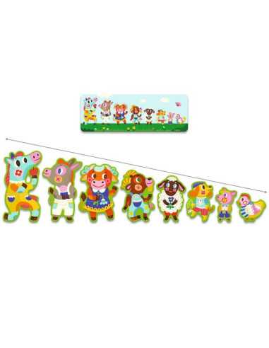 Puzzle Grands et petits à la ferme -... Puzzle Grands et petits à la ferme -...