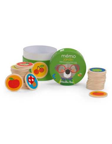 Mémo jardin en bois Les Popipop -... Mémo jardin en bois Les Popipop -...