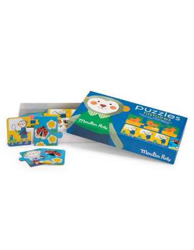 Puzzles histoires Les Popipop -... Puzzles histoires Les Popipop -...