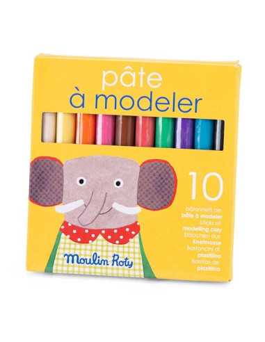 10 bâtonnets de pâte à modeler Les... 10 bâtonnets de pâte à modeler Les...