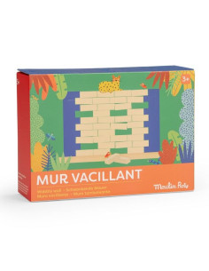 Mur vacillant en bois Les...