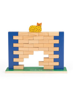 Mur vacillant en bois Les... 2