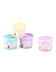 4 pots de peinture à doigts... 2