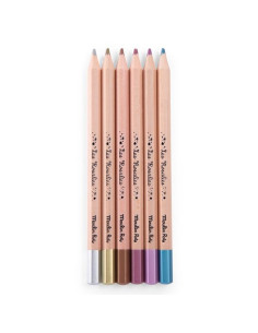 6 crayons métallisés Les... 2