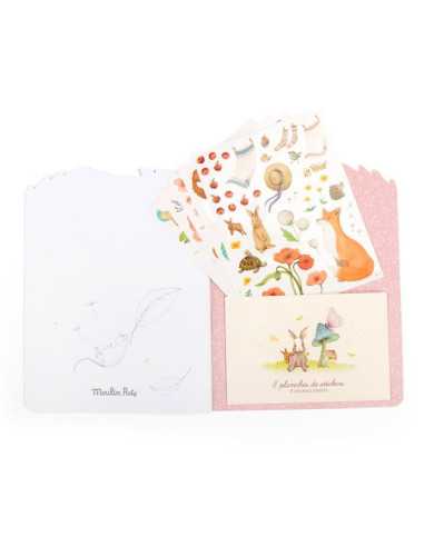 Cahier de coloriage et stickers Les... Cahier de coloriage et stickers Les...