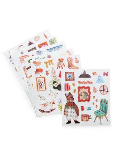 Cahier de coloriage et stickers Les... Cahier de coloriage et stickers Les...